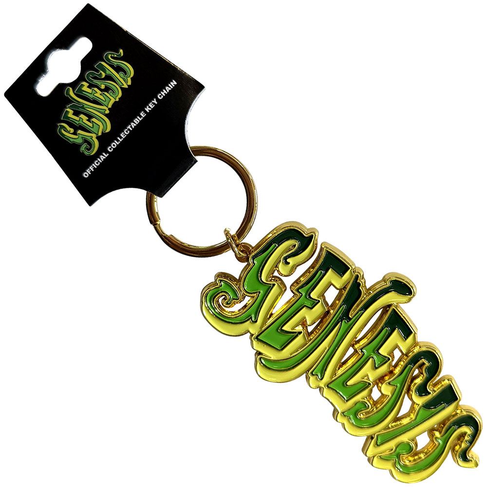 Genesis - Green Classic Logo Sleutelhanger - Groen